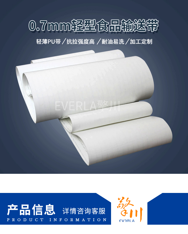 超薄<a href='http://m.zgcinnotown.com.cn/shusongdai/shipin/' target='_blank'><u>食品輸送帶</u></a>