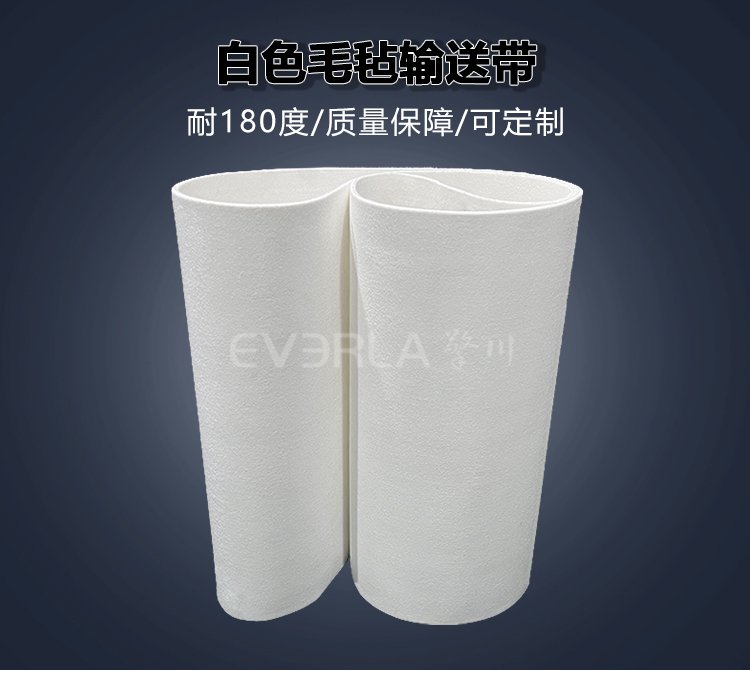 食品級白色毛氈<a href='http://m.zgcinnotown.com.cn/shusongdai/' target='_blank'><u>輸送帶</u></a>